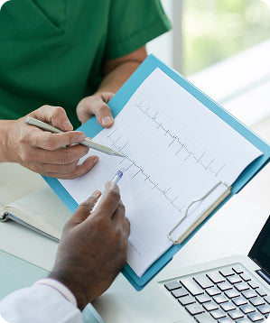 Consulta amb Electrocardiograma (ECG), Ergometria (Prova d'esforç) i Ecocardiograma Doppler Color